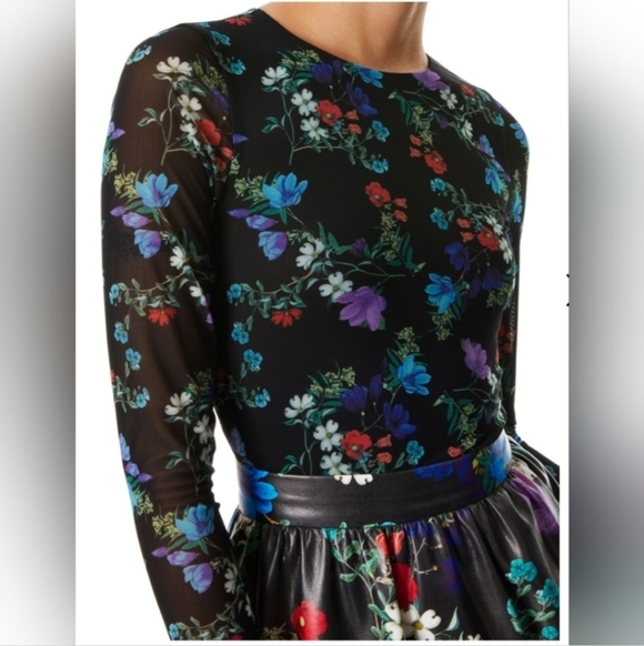 Alice + Olivia Chara Vegan Mini Dress size 12 - Picture 10 of 16